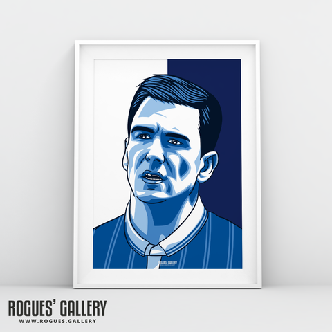Jed Wallace Millwall FC Lions iconic art A3 print
