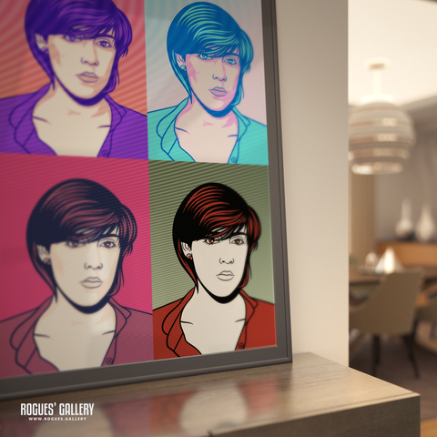 80s Retro Project: Joanne Catherall of Human League - A3, A2, A1 or A0 Pop Art Prints