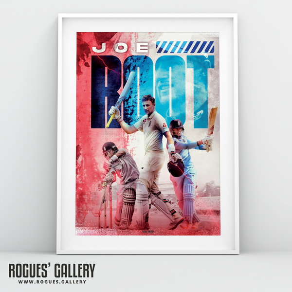 Joe Root England cricket Yorkshire captain batsman legend 69 concept poster A3 print