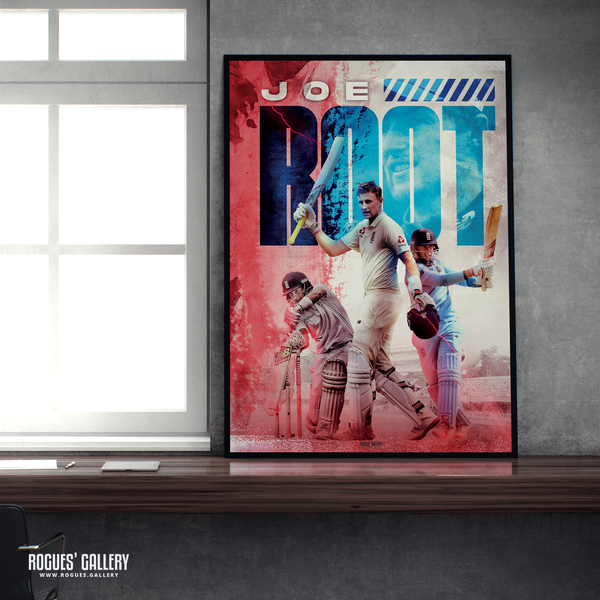 Joe Root England cricket Yorkshire captain batsman legend 69 concept poster A2 print