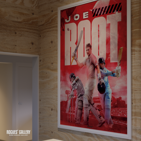 Joe Root England cricket Yorkshire captain batsman legend 69 concept poster A0 print