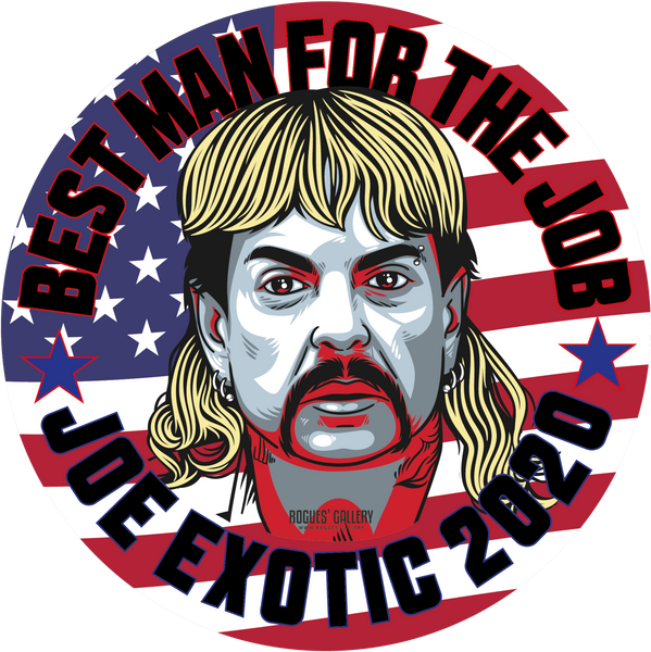 Joe Exotic The Tiger King Presidential Vote Election Political Campaign Netflix Florida Big Cats Edits Stickers Art Custom