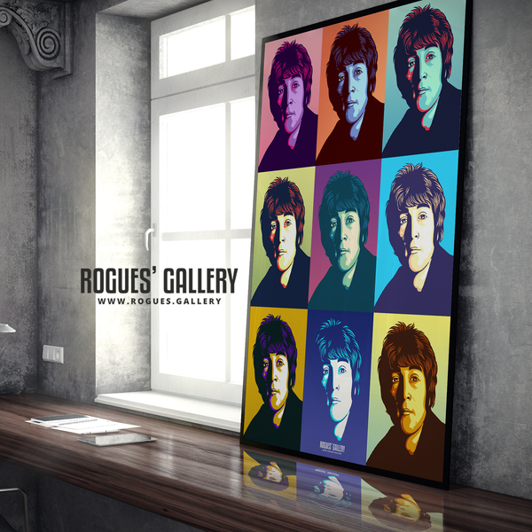 John Lennon The Beatles A1 art print pop art Liverpool cavern club