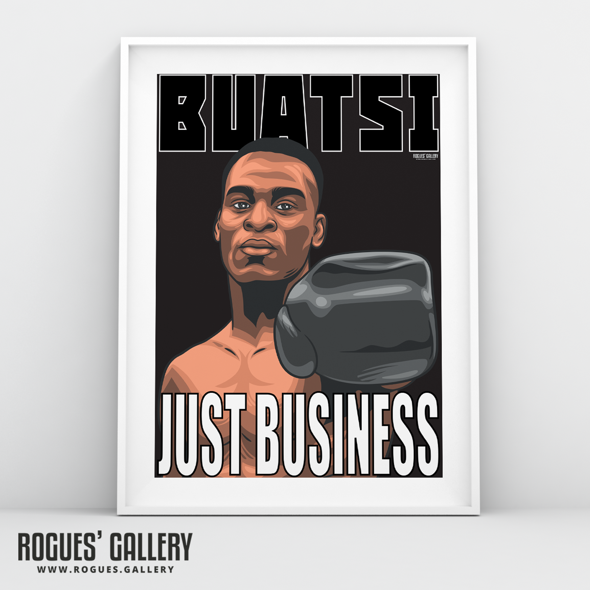 Joshua Buatsi boxer light heavyweight Just business a3 print