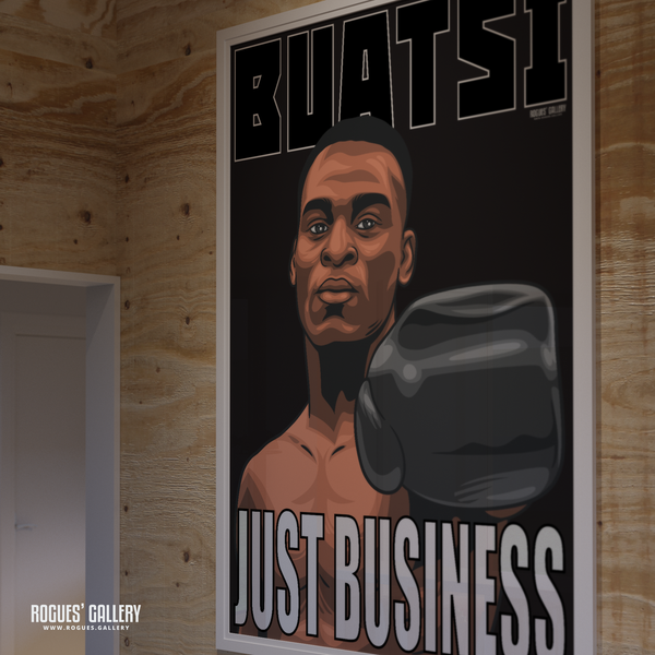 Joshua Buatsi boxer light heavyweight Just business a0 print