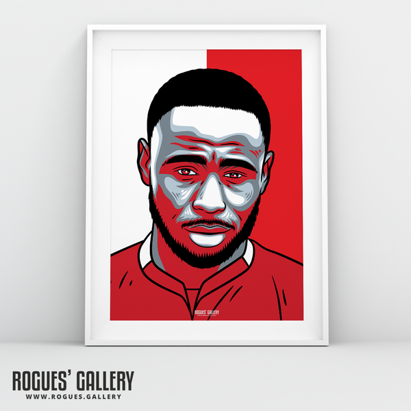 Keinan Davis - Nottingham Forest - A0, A1, A2 or A3 #GetBehindTheLads Icon Prints
