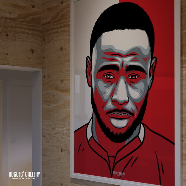 Keinan Davis - Nottingham Forest - A0, A1, A2 or A3 #GetBehindTheLads Icon Prints