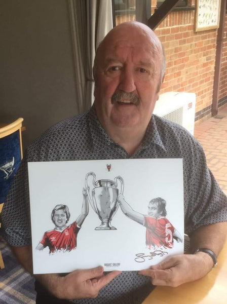 Kenny Burns Scotland signed exclusive art
