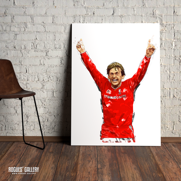 Kenny Dalglish Liverpool striker boss Anfield huge poster