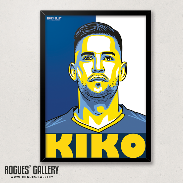 Kiko Casilla Leeds United LUFC keeper A3 art print edit