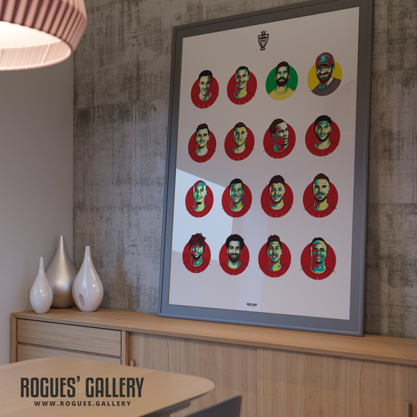 Large Liverpool FC champions poster art print A0 A1