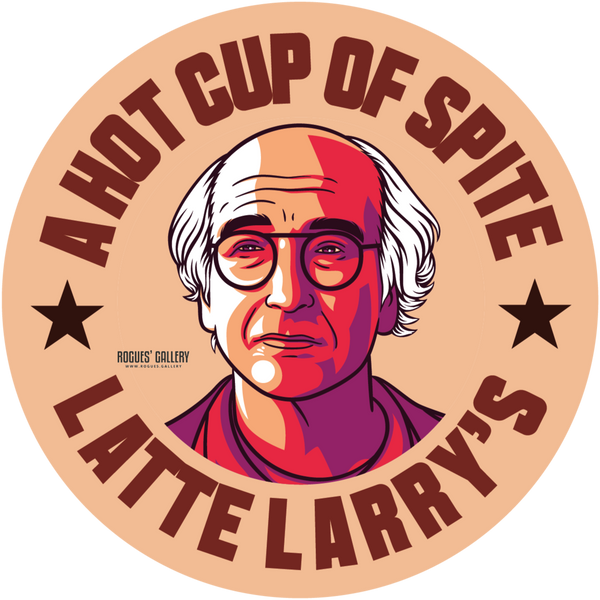 Latte Larry's Hot cup of Spite Store Larry David Curb Your Enthusiasm coffee mats