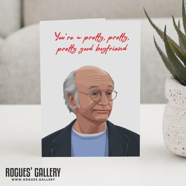 Larry David boyfriend Valentine's Day card