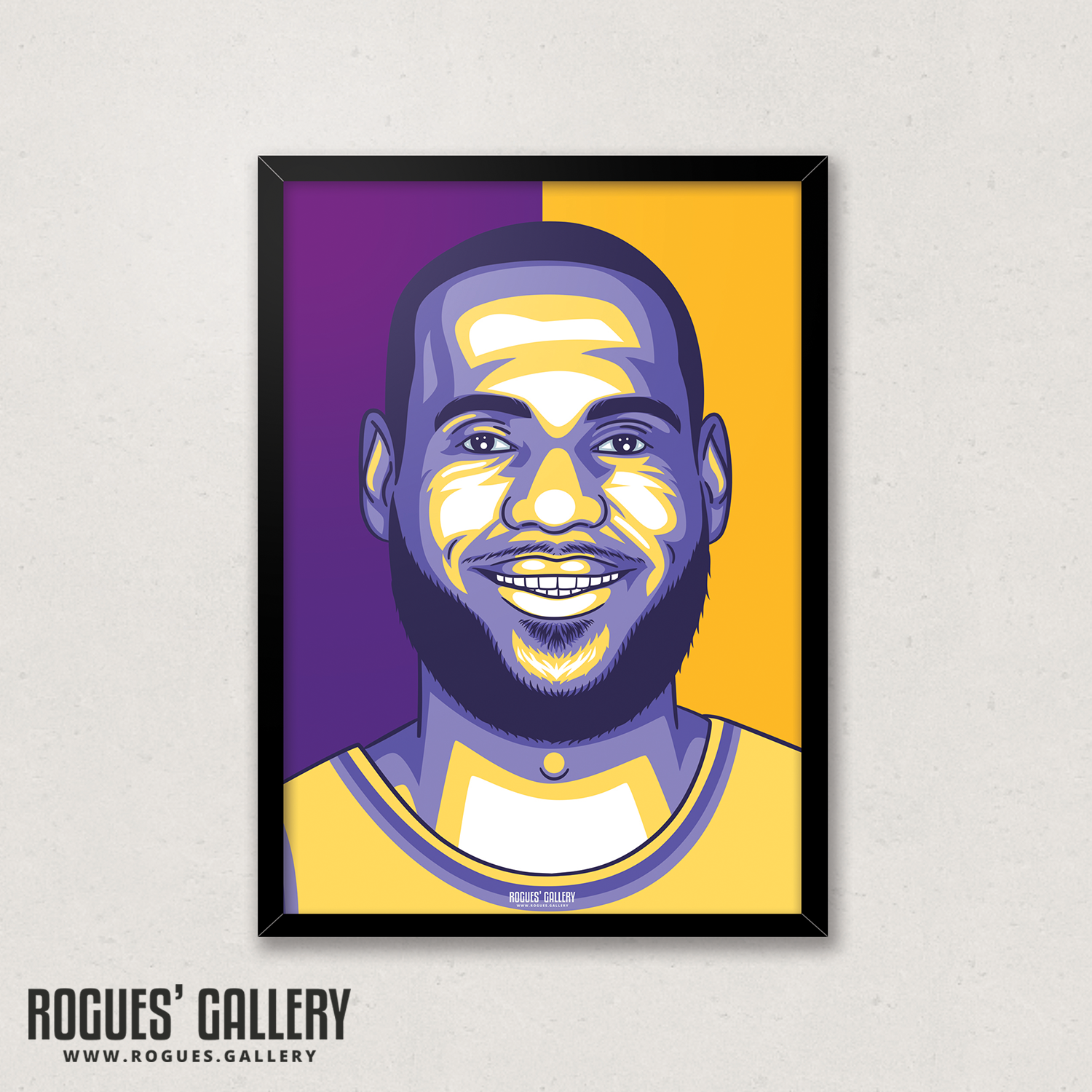 LeBron James - Los Angeles Lakers & Cleveland Cavaliers - A3 Icon Prints