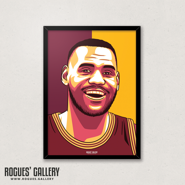 LeBron James - Los Angeles Lakers & Cleveland Cavaliers - A3 Icon Prints