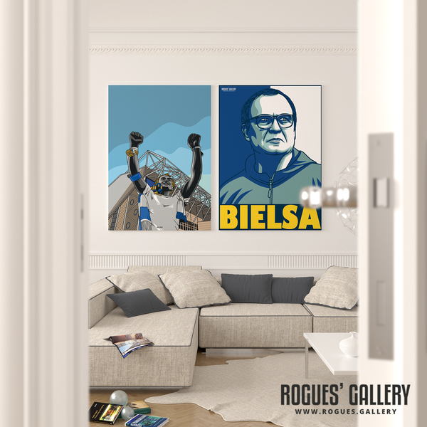 Bielsa Elland Road Status large prints posters