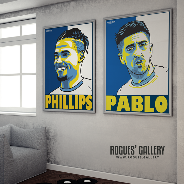 Kalvin Phillips and Pablo Hernandez A1 huge prints