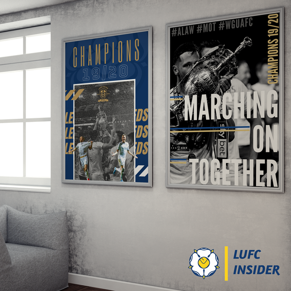 Leeds United Champions posters for sale birthday gift perfect