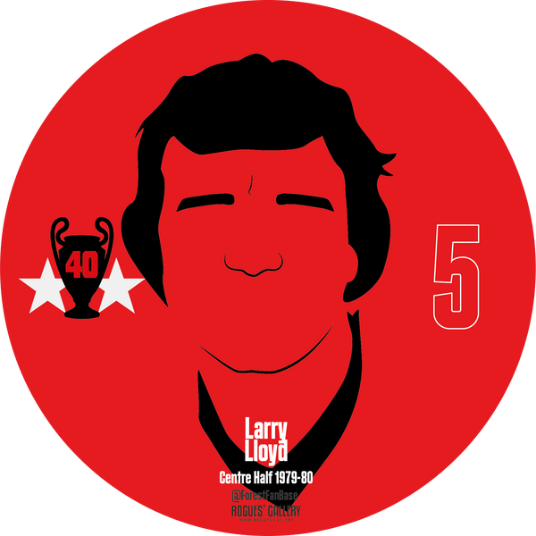 Larry Lloyd centre half Nottingham Forest Miracle Men stickers City Ground European Cup 1979 1980