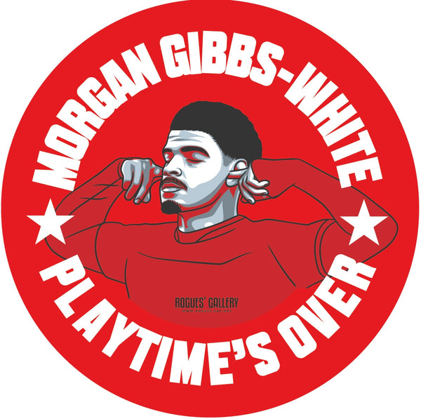 Morgan Gibbs-White Nottingham Forest Beer mat #GetBehindTheLads Premier League