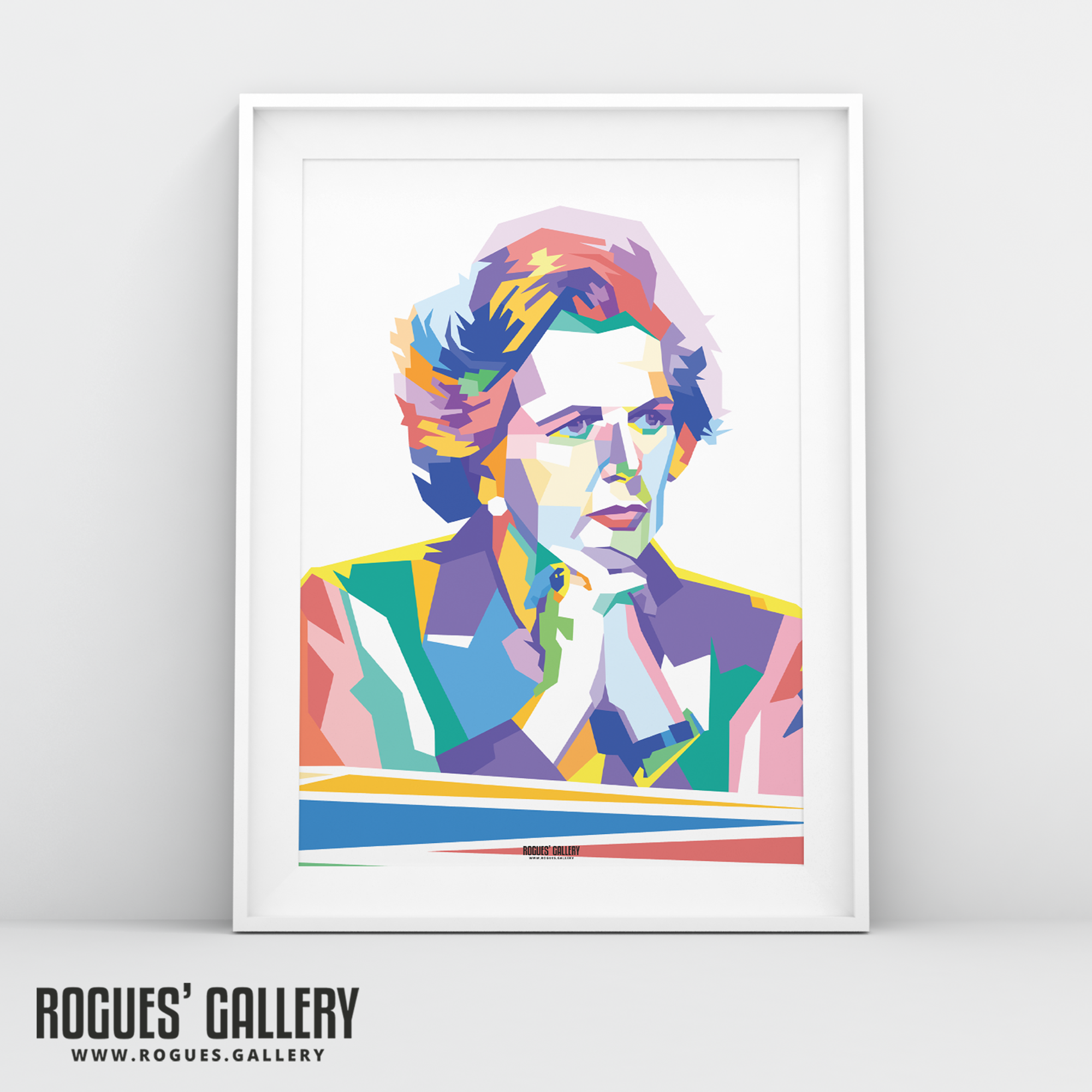 Margaret Thatcher colourful print PM Tory Prime Minister Maggie portrait A3 print