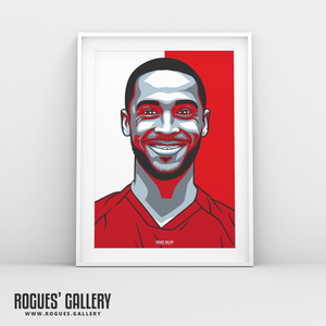 Max Lowe Nottingham Forest left back A3 print 