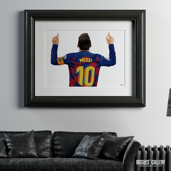 Lionel Messi Barcelona Barca Argentina Barcelona legend greatest A1 art print superb great brilliant best