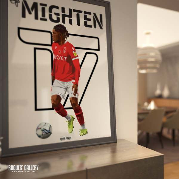Alex Mighten rare signed Nottingham Forest memorabilia City Ground Academy