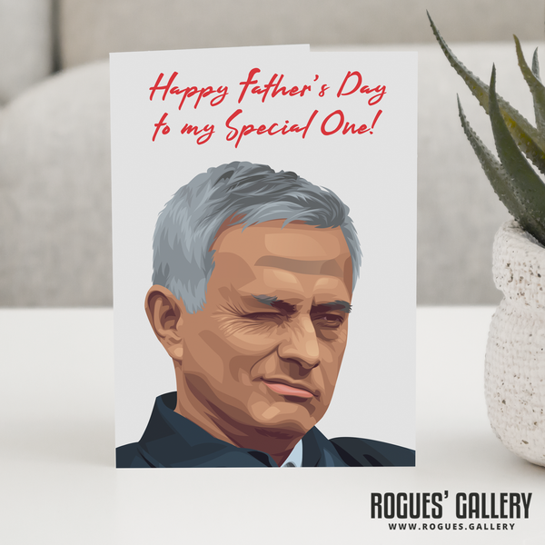Jose Mourinho Father's Day Special One card manager boss