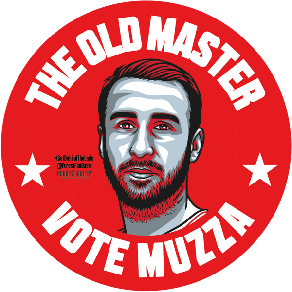Glenn Murray striker Nottingham Forest stickers Vote #GetBehindTheLads