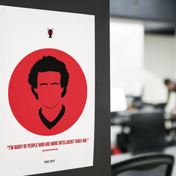 Forest Print Icon Martin O'Neill A3 Eire Artwork NFFC