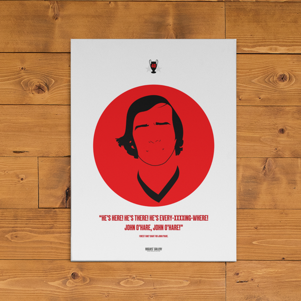 John O'Hare Nottingham Forest League Cup Boxes A3 Print