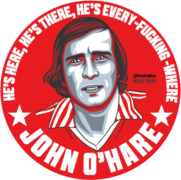 John O'Hare Nottingham Forest forward Deluxe stickers #GetBehindTheLads
