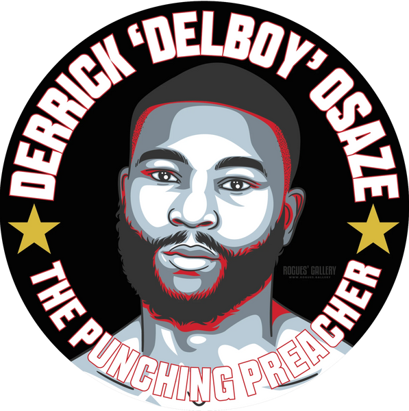 Derrick Delboy Osaze boxer Sticker #GetBehindTheLads
