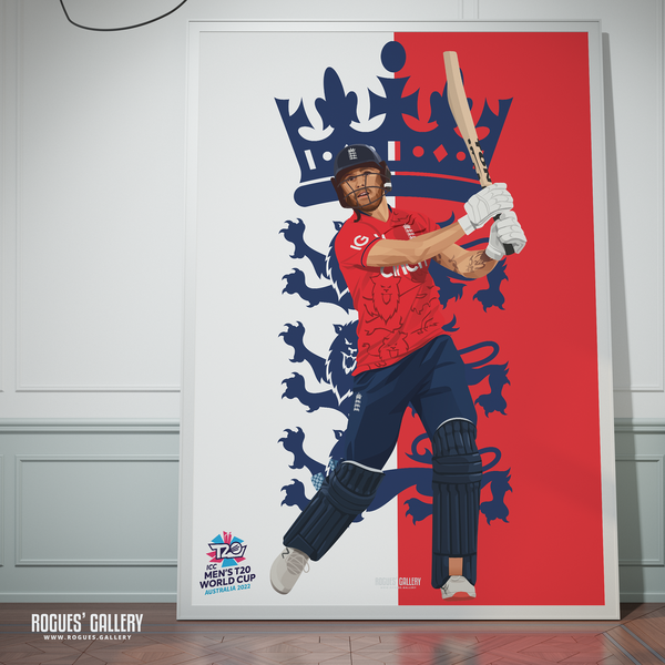 Phil Salt batsman poster England T20 World champions 