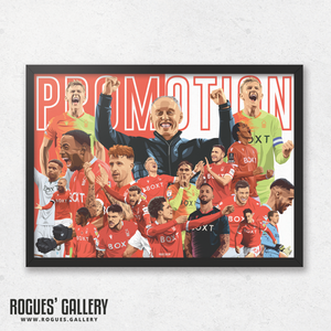 Nottingham Forest Season Promotion Souvenir 2021-22 A3 print