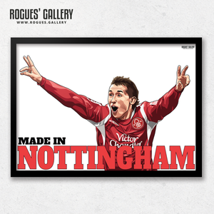 Raddy Majewski Nottingham Forest goal vs WBA Made In Nottingham The City Ground A3 Art Prints