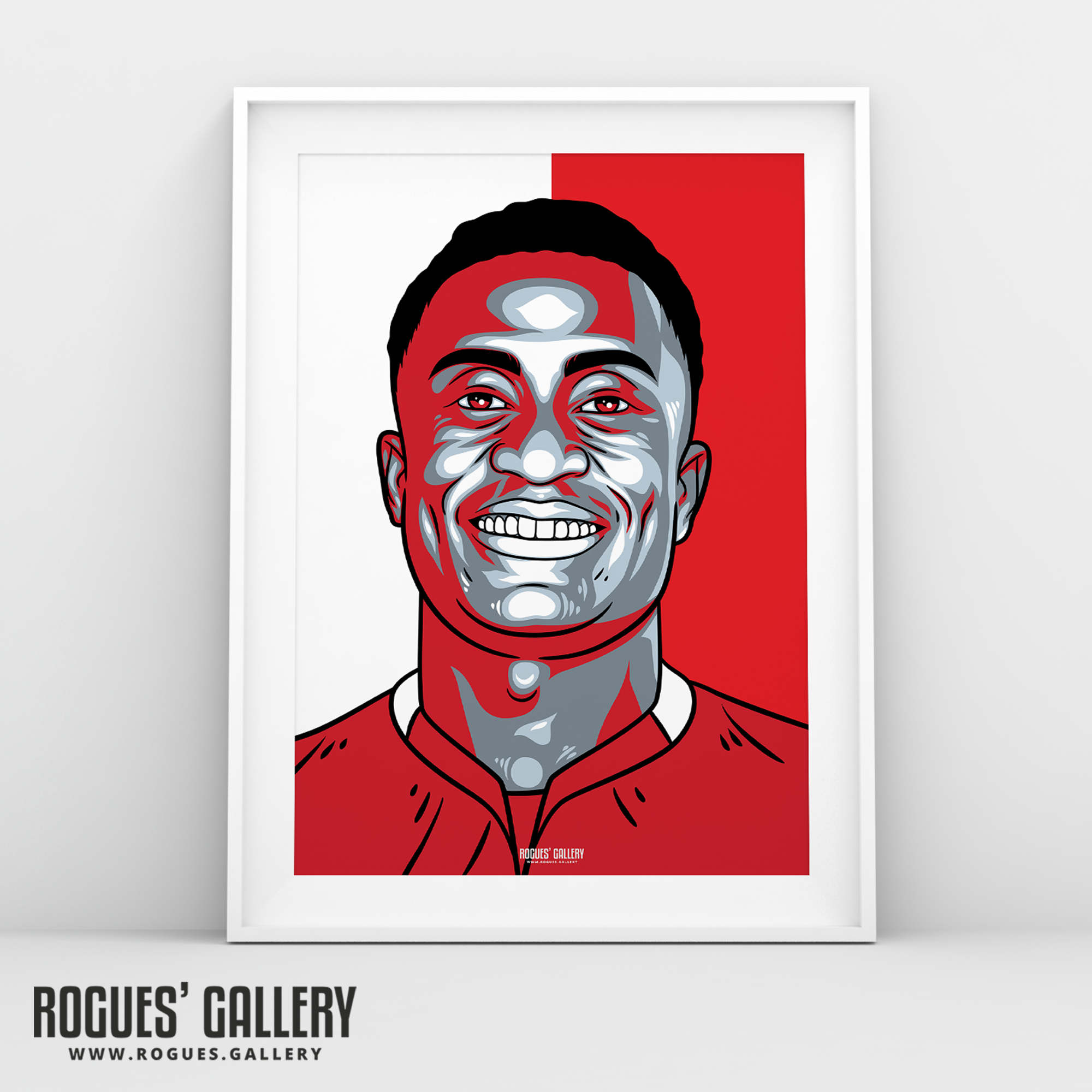 Richie Laryea Nottingham Forest Canadian full back A3 print