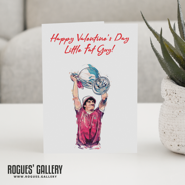 Robbo Little Fat Guy Valentine's Day Card John Robertson NFFC City Ground