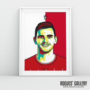 Andy Robertson Liverpool FC Anfield Art print A3 Champions Limited Edition Full Back
