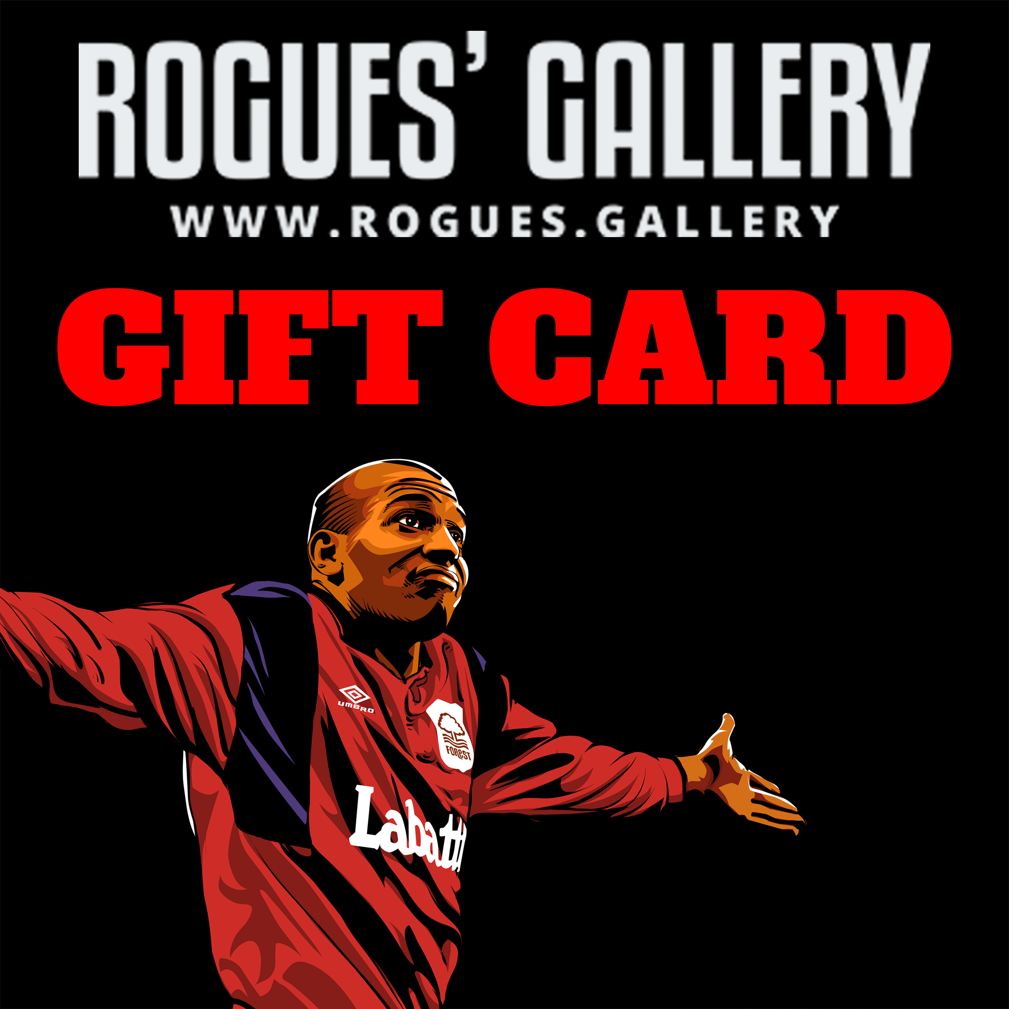 Rogues' Gallery Gift Card - £10-100 options available