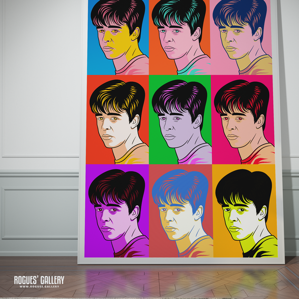 80s Retro Project: Roland Orzabal of Tears For Fears - A3, A2, A1 or A0 Pop Art Prints