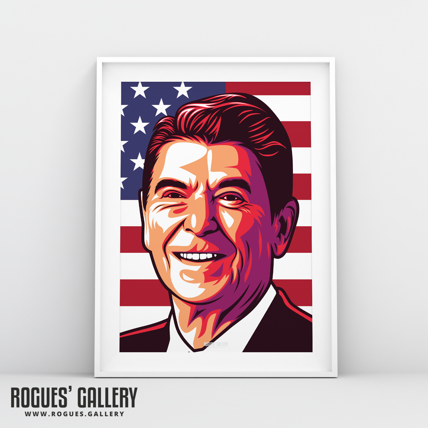Ronald Reagan POTUS USA President A3 edits art print