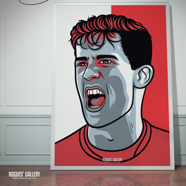 Ryan Yates GBTL portrait A0 print Nottingham Forest City Ground