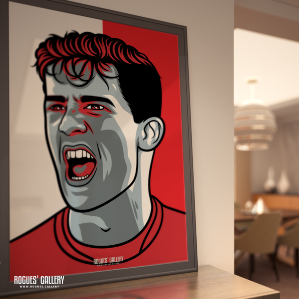 Ryan Yates GBTL portrait poster Nottingham Forest City Ground