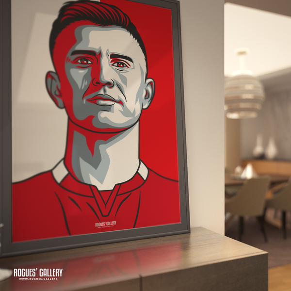 Sam Surridge signed poster Nottingham Forest memorabilia striker #GetBehindTheLads