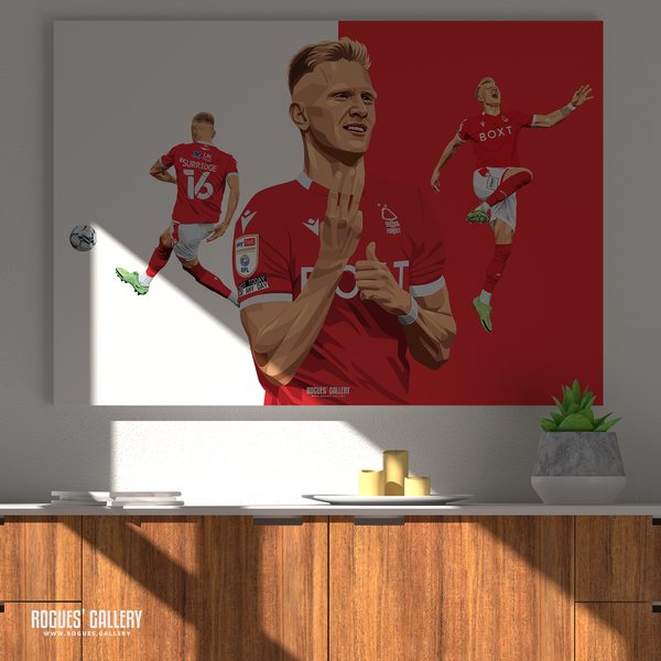 Sam Surridge Nottingham Forest hat trick poster