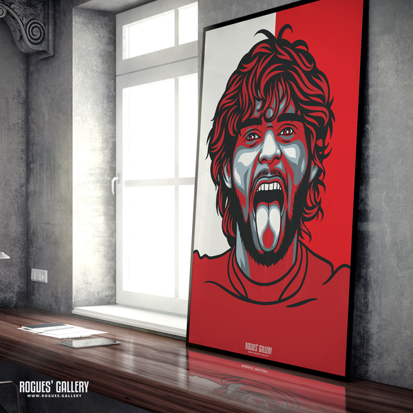 Gustavo Scarpa Nottingham Forest Behind the lads A1 print