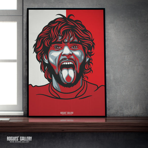 Gustavo Scarpa Nottingham Forest Behind the lads A2 print