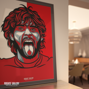 Gustavo Scarpa Nottingham Forest Behind the lads A0 print